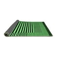 thumbnail image 2 of Ahgly Company Indoor Rectangle Abstract Emerald Green Contemporary Area Rugs, 4' x 6', 2 of 4