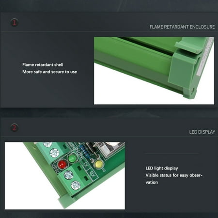 

Alextreme Professional Relay Module with Flame Retardant Housing & LED Light Display for Circuit Fitting Replacement(230VAC)