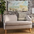 thumbnail image 3 of LR Home Elia Natural/Black Striped Cotton Fringed Adult Decorative Throw Pillow Cover, 3 of 8