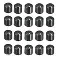 thumbnail image 3 of 200Pcs 15X13.5mm Plastic Potentiometer Rotary Knob for 6mm Diameter D Type Shaft Guitar Volume Knob., 3 of 5