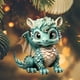 thumbnail image 4 of Decoraciones Navideñas Dragón Dibujos Animados Acrílico para Fiesta Navidad (3), 4 of 9