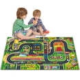 thumbnail image 1 of Alfombrilla de juguete Playmat Oriate para niños, pista de carreras, 120 x 80 cm, 1 of 6