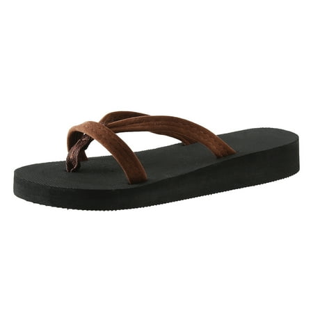 

Sandals Women Fashion Platform Fashion Beach Slip On Casual Open Toe Non Slip Wedges Breathable Slippers Shoes Sandals Shoes For Women Slip On