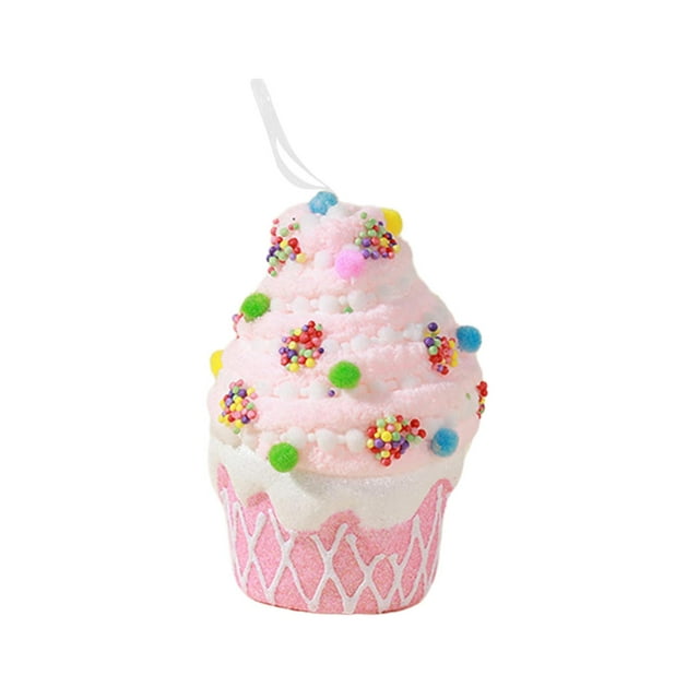 Adorno colgante para de Navidad, decoración navideña única y encantadora, regalo artesanal para el hogar, apartamento y dormitorio. , Cono de Azúcar Cono Dulce