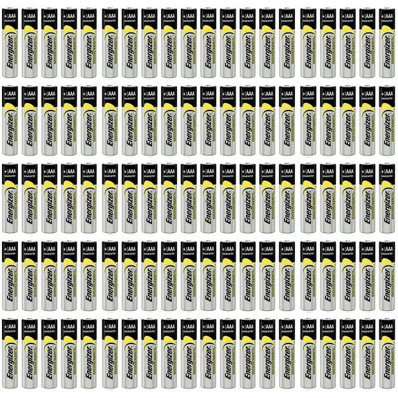100 Count Energizer Industrial EN92 Alkaline AAA 1.5v Batteries LR03