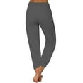 thumbnail image 4 of Itsame Comfortable Loose Pants for Womens Pocket High Waisted Wide Leg Sweatpants Dark Gray Size XL, 4 of 7