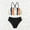 Black, variant on RTKFRFLM Girls High Waisted Bikini Set Casual Summer 2-Piece Bathing Suit for Big Kids & Trendy Beach Swimwear