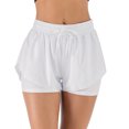 thumbnail image 4 of Women Summer Running Shorts Elastic Waist with Waist Rope Quick, 4 of 8