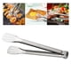 thumbnail image 1 of Pinzas de cocina Macarena de acero inoxidable antideslizantes para Servir alimentos Plata, 1 of 8