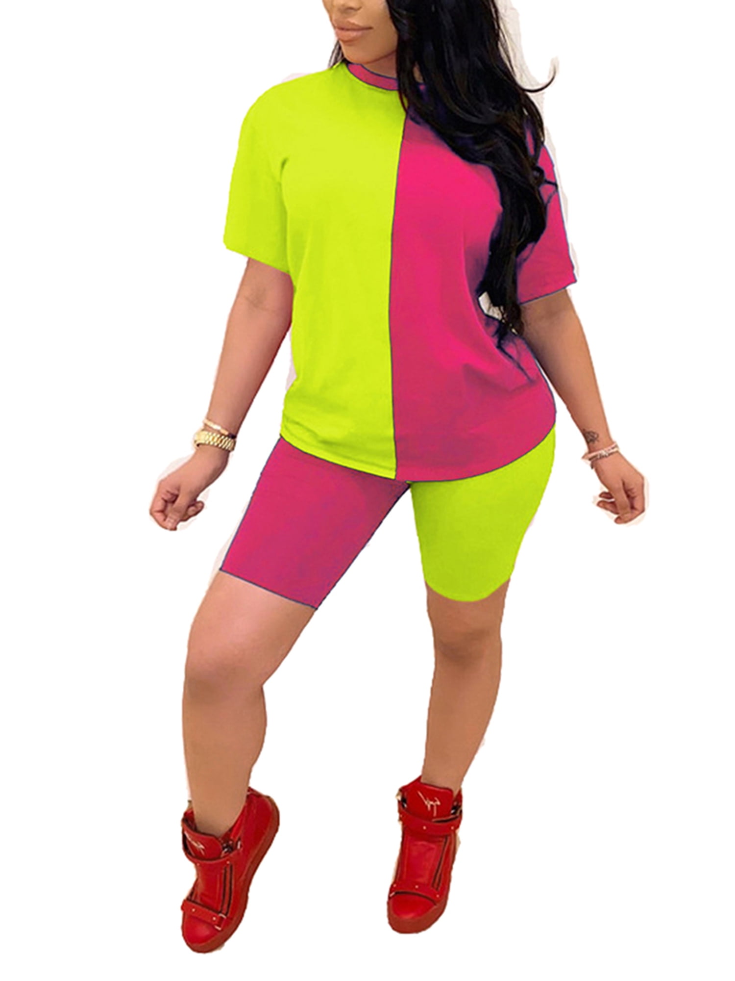 Womens Two Piece Outfits Casual Short 