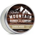 thumbnail image 1 of Crema de afeitar para hombres con aceite esencial de sándalo - Espuma espesa para afeitado tradicional y de cartucho - por Rocky Mountain Barber Company - Lata de 5 oz, 1 of 5