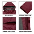 thumbnail image 5 of Little Donkey Andy Women's Waterproof & Windproof Ski/Snowboard Jacket，Warm Winter Coat for Mountain, Snow & Rain Conditions Tango Red XS, 5 of 7