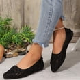 thumbnail image 7 of Ballet Flat Shoes for Women Lightweight Comfortable Breathable Mesh Lace Pointed Toe Shoes for Women 36, 7 of 7