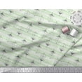 thumbnail image 3 of Soimoi Green Cotton Voile Fabric Tribal African Printed Craft Fabric by the Yard 42 Inch Wide, 3 of 3