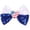 Blue, variant on Qopobobo Toddler Hair Accessories Baby Girls Bows Soft Stretchy Nylon Hair Bands Hair Accessories Baby headbands with Bows for Newborn Baby Red,One Size