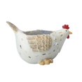 thumbnail image 3 of Estatua de gallina, maceta en miniatura, adorno para el hogar, maceta de gallina, contenedor para plantas, para balcón, alféizar de ventana, jardín, 3 of 8