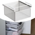 thumbnail image 6 of Under Shelf Basket Space Saving Sliding Organizer Metal Hanging Rack for Dorm Kitchen Pantry, 6 of 9