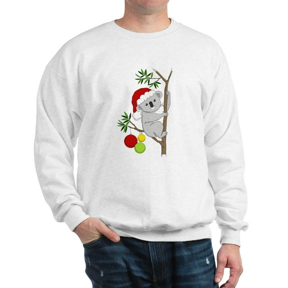 CafePress - Australian Christmas Koala Sweatshirt - Crew Neck Sweatshirt