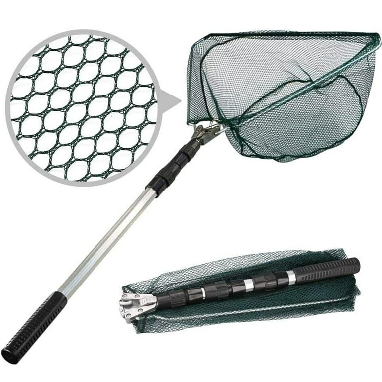 Foldable Replacement Net, Portable Dip Net Fishing Landing Net Head Quick  Dry Landing Net Head Stainless Steel for Outdoor Fishing : : Home  & Kitchen