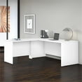 thumbnail image 2 of Trent Home Contemporary L Shaped Engineered Wood Desk with 42" Return in White, 2 of 5