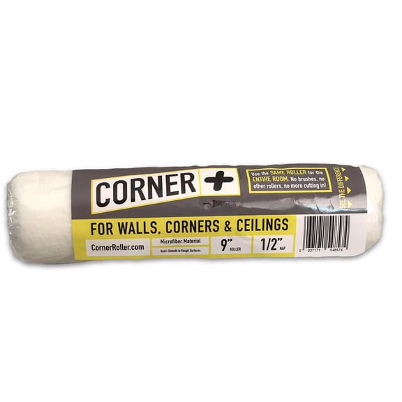 Corner Roller 9 In. x 1/2 In. Microfiber Paint Roller Cover 64212