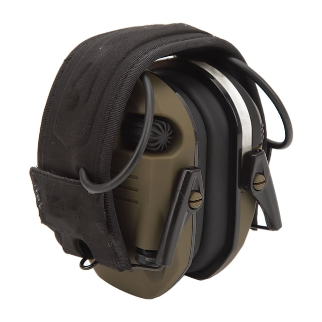 Ear Earmuffs, Noise Reduction Ear Muffs Foldable for Outdoor Use OD Green