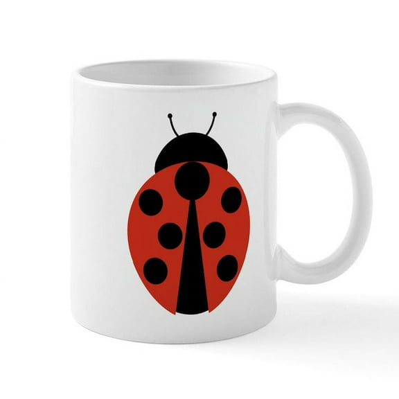 CafePress - Ladybug - 11 oz Ceramic Mug - Novelty Coffee Tea Cup
