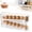 Clear, variant on Rack,Auto Rolling Fridge Egg Organizer Saving Eggs Dispenser For Refrigerator Storager Home Egg Holder 1 Pack