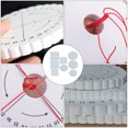 thumbnail image 4 of 8 Pcs Disques de Tricotage Carrés Ronds Planche à Perles Outil DIY, 4 of 5