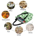 thumbnail image 5 of Lsque Green Leaves Pattern Beach Tote,Shoulder Handbag,Spacious Tote Bag,Lightweight Travel Bag,Versatile Shopping Bag, 5 of 6