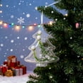 thumbnail image 7 of Gift Box under $5! Yannianjz Clear Christmas Tree Gift Box, Transparent Hanging Ornament Candy Container, Holiday Party Favor Packaging, Small Gift Box for Christmas Decor, Treat Box for Xmas Tree, 7 of 7