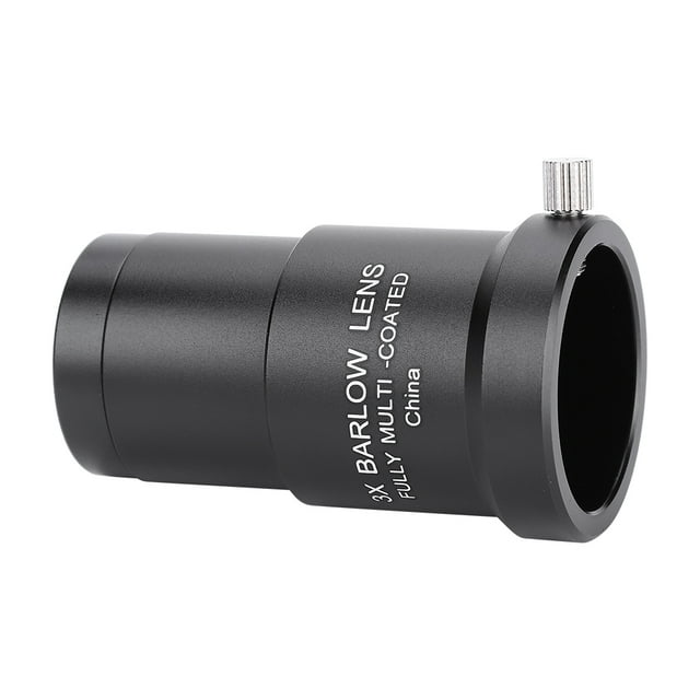 Lente de aumento Jadeshay telescopio astronómico ocular Lente Barlow 3X negro