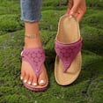 thumbnail image 2 of Yuanlong Womens Sandals Hollow Arch Support Flip Flops Summer Comfortable Dressy Casual Beach Sandals, 2 of 9