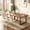 Dark Brown, variant on Fnova 94"Large Conference Table for 8-10 People, Modern Executive Meeting Table with Cable Management & Adjustable Feet, Heavy-Duty Office Conference Desk for Boardroom, Training Room