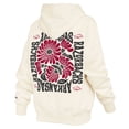 thumbnail image 3 of Women's Pressbox  Cream Arkansas Razorbacks Elena Janise Hoodie, 3 of 3