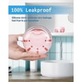 thumbnail image 4 of Denture Shower Box Leak Proof Portable Holder, Denture Cleaning Kit with Cleaning Brush Hook and Loop, Filter and Mirror, 4 of 4