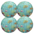 thumbnail image 2 of joogoo Fish Ocean View Pattern Round Plate Mats for Dining Table Placemat 1 Piece Holiday Decoration, 2 of 7