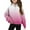 Pink1, variant on Babcutegg Sweatshirts for Toddler Girls Long Sleeve Pullover Gradient Pattern Outfit for Toddler Girls Blue 13 T