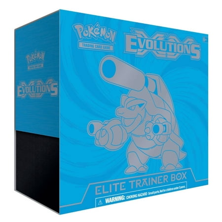 POKEMON TCG XY EVOLUTION MEGA BLASTOISE ELITE TRAINER BOX - BLUE BOX - Walmart.com