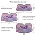 thumbnail image 4 of Iauyy Foldable Windshield Sun Shade for Cars, Interior Sun Protection for car UV Protection for Sedan/SUV/Truck, (S/M/L) The Butterfly with Patterns, 4 of 8