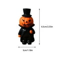 thumbnail image 3 of XWSHYW Decoraciones para El Hogar Adorno de Resina para Halloween, Decoración Navideña de Calabaza, Decoración de Escritorio para El Hogar, Muñeco Espeluznante, Adorno de Resina para Coche, 3 of 4