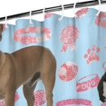 thumbnail image 3 of French Bulldogs Shower Curtain 36"x72" ,Bathroom Decorative Shower Curtains Set with 12 Hooks,Modern Waterproof Washable Shower Curtain, 3 of 6