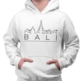 thumbnail image 2 of Skyline Bali Hoodie Sweatshirt Unisex Large White, 2 of 5