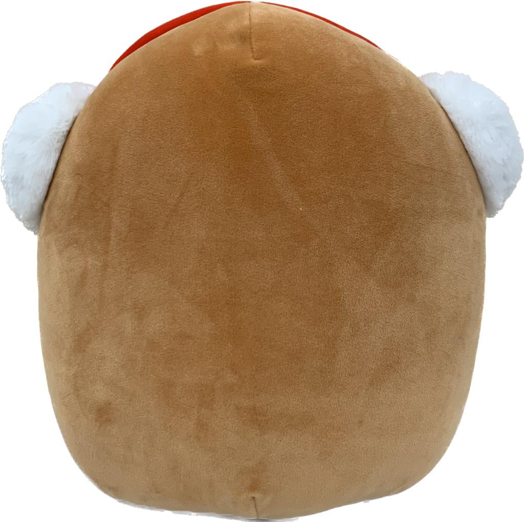 Squishmallows 12-inch Jordan the Brown Gingerbread Cookie with Earmuffs  Child's Ultra Soft Plush 