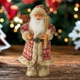 thumbnail image 6 of Tachiuwa Santa Claus Figurine Santa Claus Doll Christmas Decoration Arts Nordic Ornament Figure for Birthday Fireplace New Year Indoor 60cmx25cm, 6 of 9