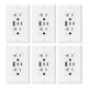thumbnail image 1 of Enchufes de pared USB ELEGRP 20A con 3 USB C 3.0A y 3 USB A 2.4A, 1 of 6