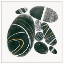 Empire Art"Mineralize I" Frameless Tempered Art Glass Wall Art