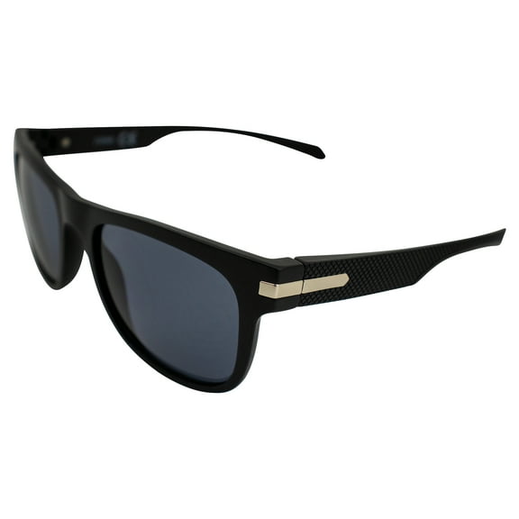 AlterImage Crash Sports Fashion Retro Sunglasses for Men or Women Black Frame w/Metal Accents & Smoke Lenses