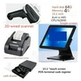 thumbnail image 2 of A Complete Set Of Cash Register Equipment, Thermal Printer Scanner Cash Drawer Touch Cash Register 15.1 Inch Built-in WIFI ,Easy to Use, 2 of 6