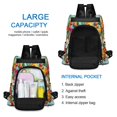 thumbnail image 6 of FORMRS Women's Travel Backpack Purse Anti-Theft Hidden Pockets Casual Shoulder Bag, Pink Floral Tomatoes, 6 of 7